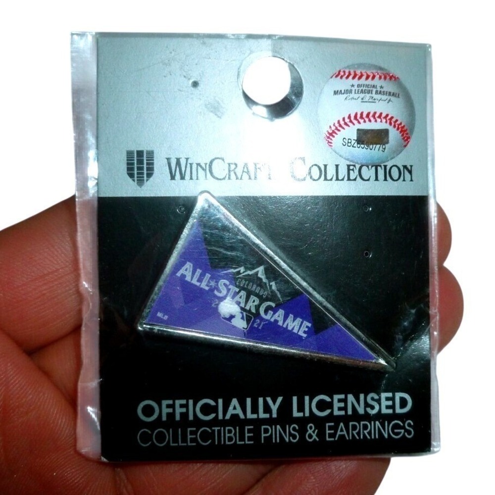 WinCraft 2021 MLB All Star Game Colorado Pennant Lapel Pin New SBZ6590779